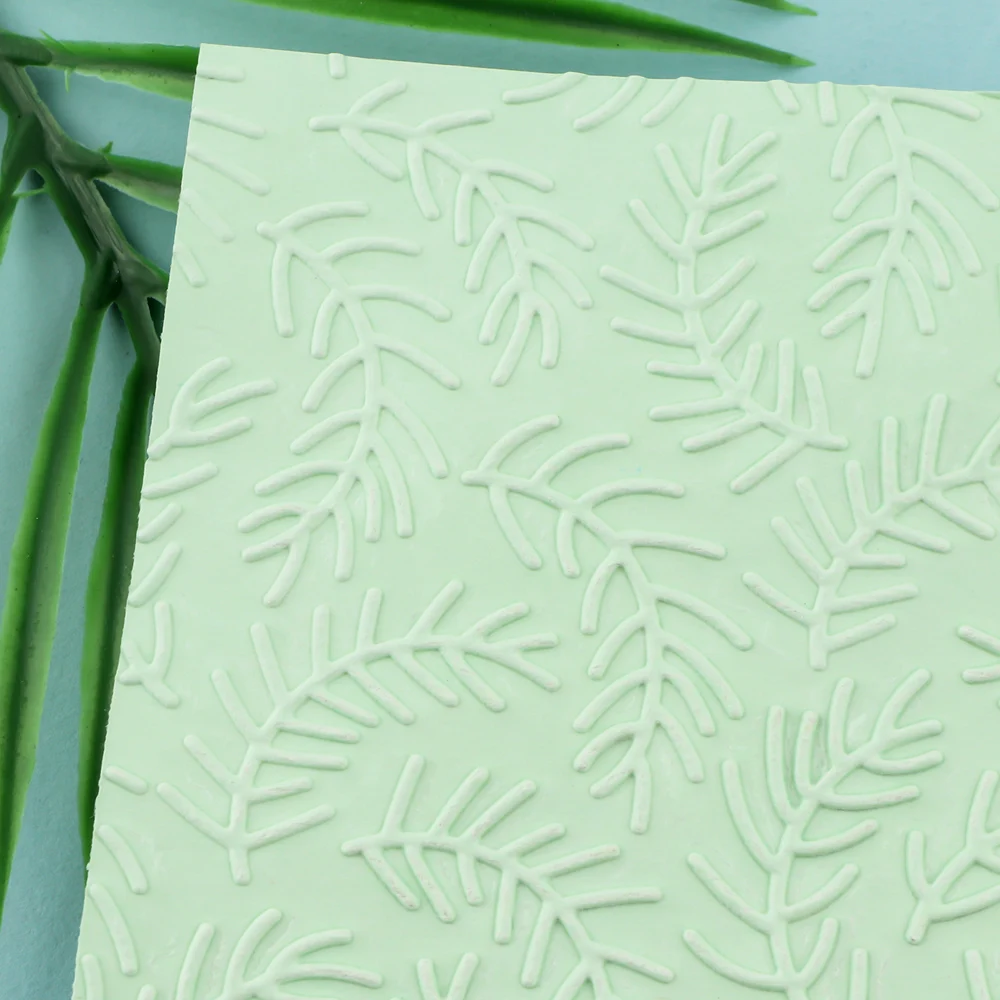 3D Embossing Folder Fruit Foliage Leafy Background Pattern for DIY Scrapbooking Paper Card Adding Textured Album Decor Crafting