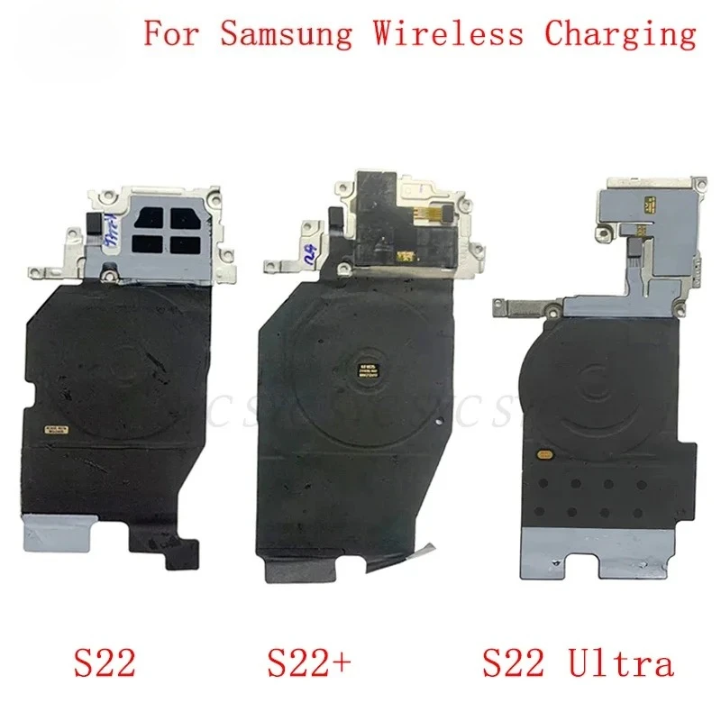 NFC Antenna Chip Flex Cable For Samsung S22+ S906 S21 Ultra G998 S22 Ultra Wireless Charging Module with Small Plate