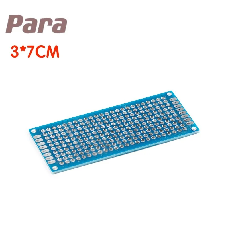 5PCS/LOT Double Sided Protoboard Breadboard Universal PCB Experiment Circuit Board 2.54MM Blue 2*8cm 3*7cm 4*6cm 5*7cm 7*9cm