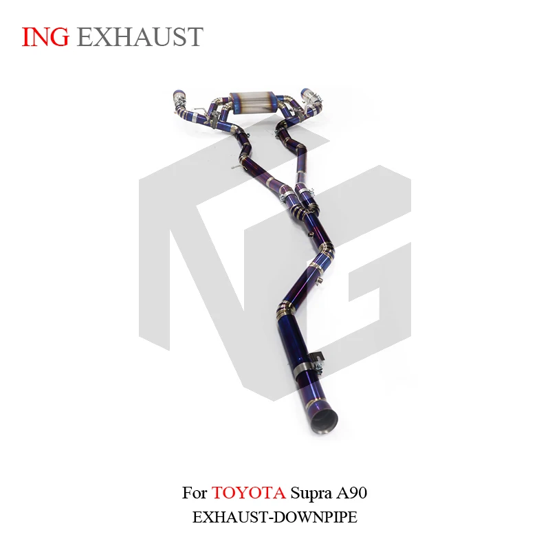 ING Performance Titanium Alloy Valve Catback Exhaust for Toyota Supra A90 3.0T Remote Control Electric Tube Accessories System