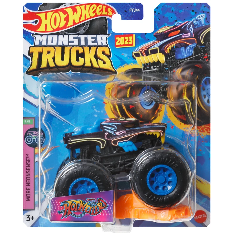 Originele Hot Wheels Auto Monster Trucks Jongens Speelgoed Voor Kinderen 1:64 Diecast Tijgerhaai Batman Ontwijk Oplader Dem Derby Cadeau