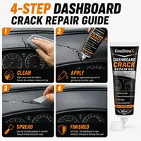 Dashboard Crack Repair Gel 60ml, 2026 New Car Leather Plastic Filler Fast Restore Console Instrument Panel Scratch Fix Tool 4