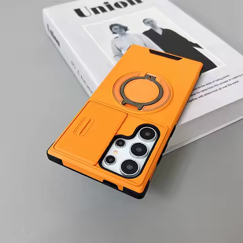 Luxury Rotating Hidden Metal Ring Car Holder Armor Case For Samsung S25 S24 Ultra S21 S22 S23 Ultra Plus S20 FE A54 A13 A14 A15