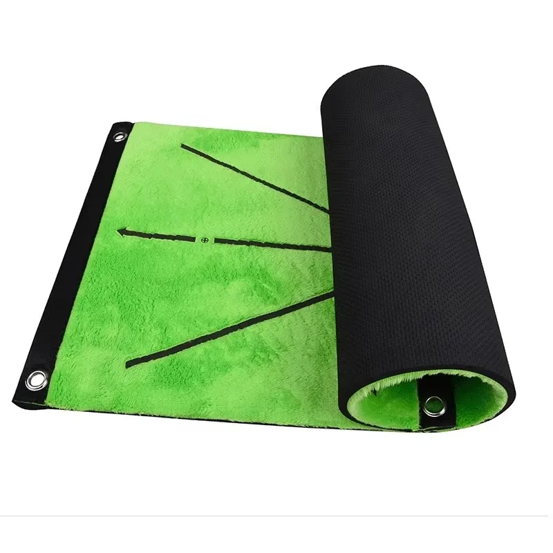 

New Design of Golf Swing Training Mat Analysis of Swing Path and Correct Position Golf Practice Mat