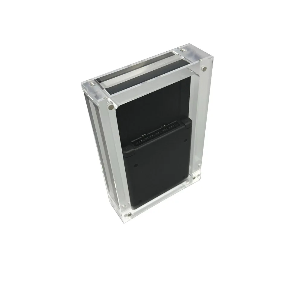 아크릴 디스플레이 케이스, 투명 아크릴 보관 쉘, 마그네틱 커버 액세서리, 콘솔 클리어 박스, 아날로그 포켓 AP