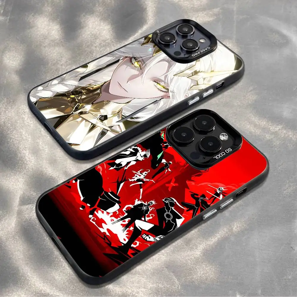 حافظة هاتف To Be Hero X Anime لهاتف iPhone 16,15,14,13,12,11,Mini,Pro,MAX,plus,غطاء أسود غير لامع مقاوم للصدمات