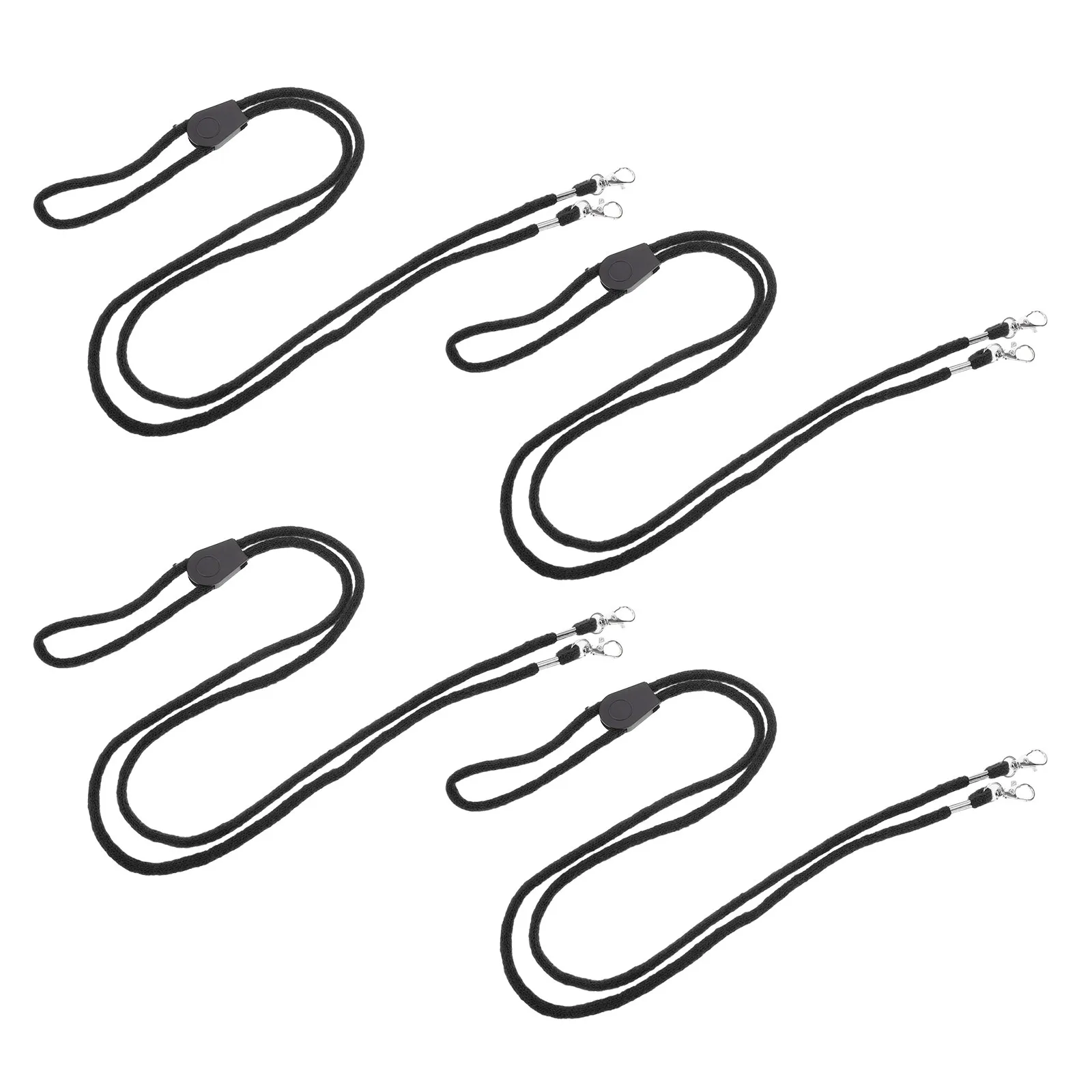 

4Pcs Kids Ski Glove Leash Adjustable Anti-Lost Neck Lanyard Strap for Winter Sports Snowboarding Skiing Gloves Safety Clip Grey