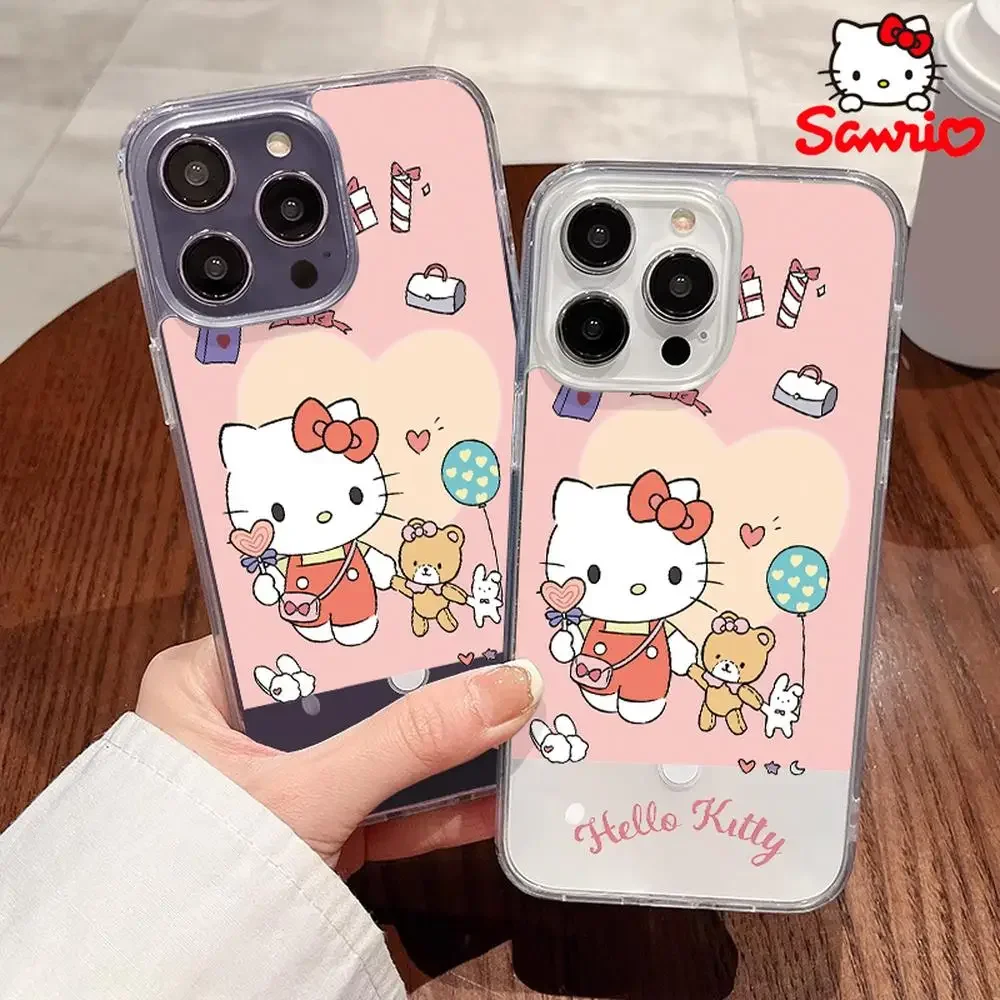 

Hello Kitty Iphone Cases Fall Prevention Iphone 16/15/14/13/12/11 Girl Phone Cases Kitty Cat Fashion Accessory Hello Kitty Gift