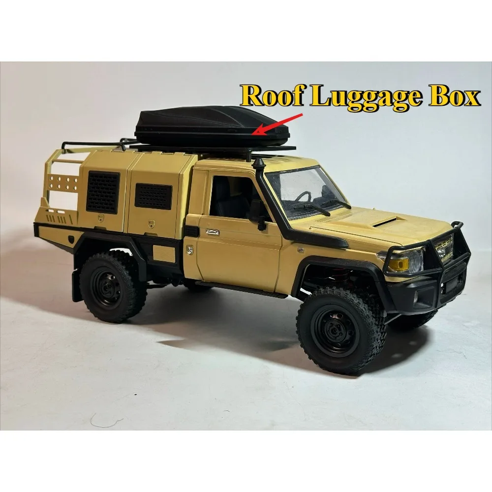 Boîte de toit de simulation pour RC Crawler, personnalisée pour voiture RC tout-terrain 1/12 MN82S, accessoire décoratif de mise à niveau DIY