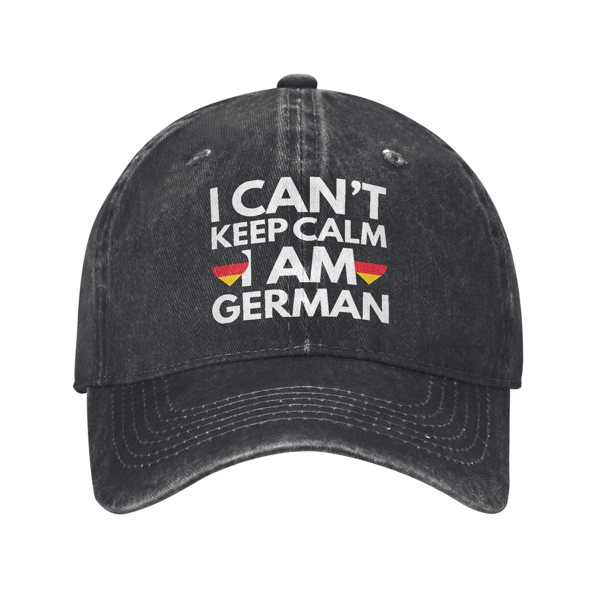 Unisex I'M GERMAN! WE DON'T DO THAT KEEP CALM THING! Cap Wear Baseball Caps Fashion  Snapback Hat Adjustable