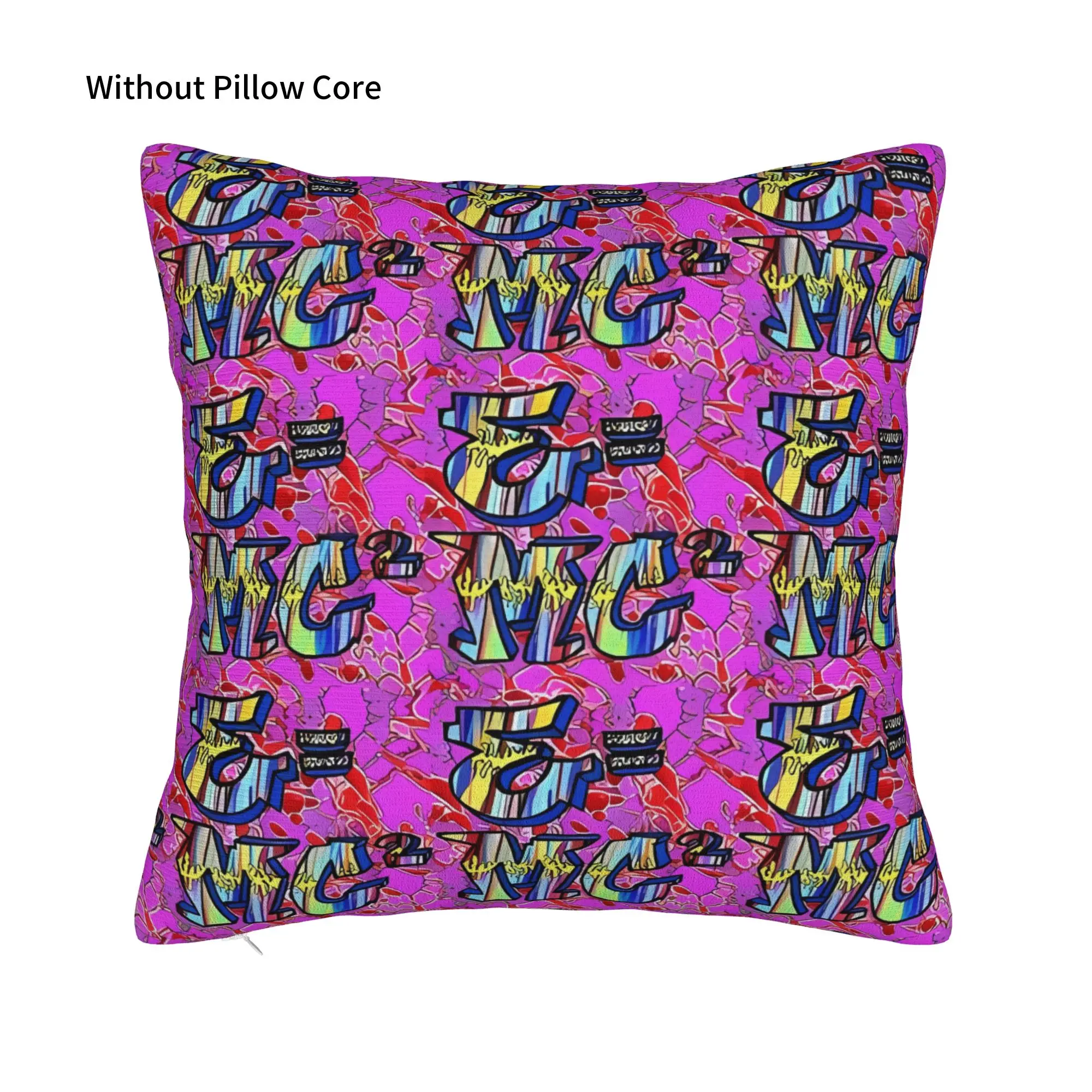E=Mc2 Graffiti E=Mc2 Graffiti Winter Holiday Farmhouse Home Deco E=MC2 Pillow Cover Soft Durable