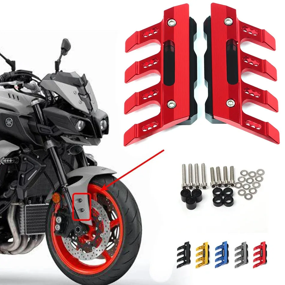 For Ducati Multistrada 950 1200 1260 S Enduro Motorcycle Mudguard Front Fork Protector Guard Front Fender Anti-fall Accessories