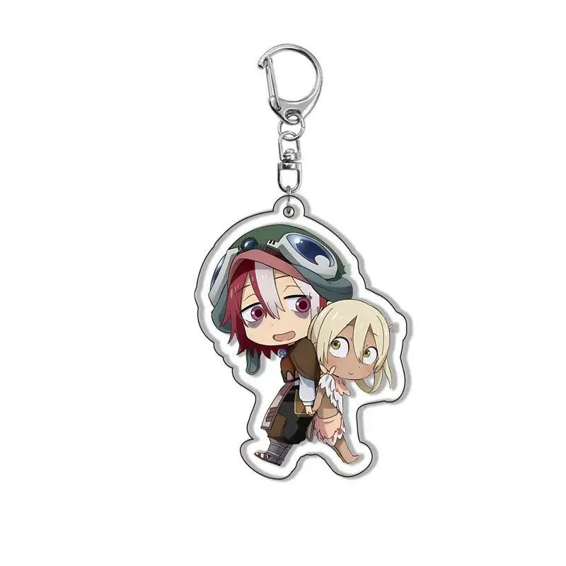 Anime Made From The Aby Nanachi Keychains Pendant Holder Cartoon Riko Figures KeyChains Keyrings for Bags New Jewelry Ornament