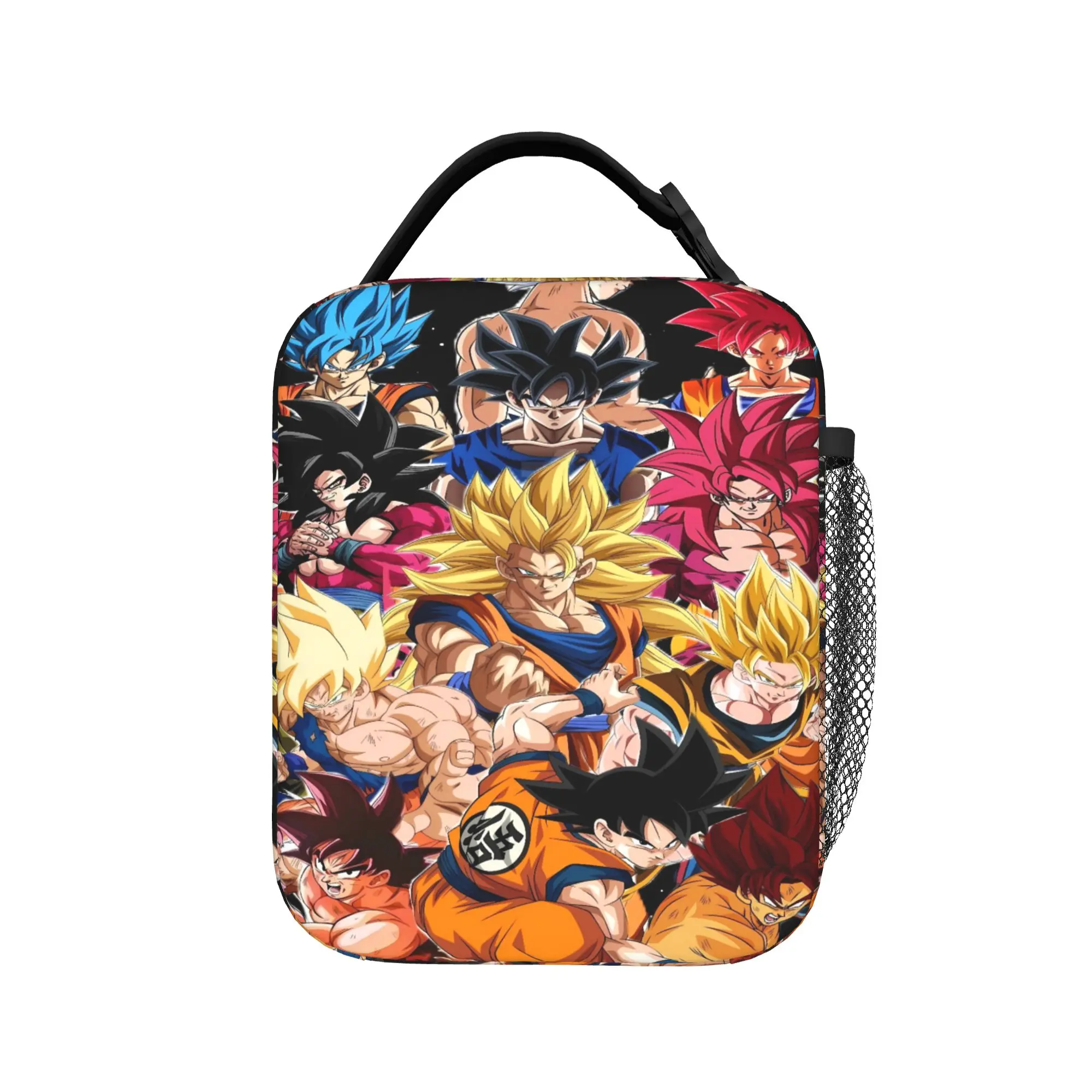 Dragons Ball Anime Song Goku Lunch Bag Picnic Portable Zipper Lunch Box For Child  Oxford Custom Cooler Bag