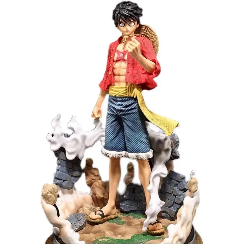 

One Piece Monkey D. Luffy Fantasy Resin Action Figures Model Toy Anime Doll Gift 39cm Roronoa Zoro The fifth Emperor of the sea