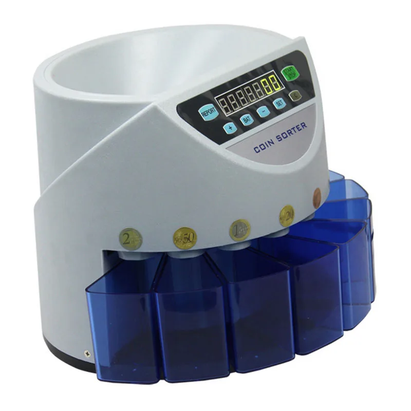 

Electronic Coin Sorting Machine Coin Counter, Suitable for Euro, Pound, Japanese Yen, Israeli Philippine Dollar Tools