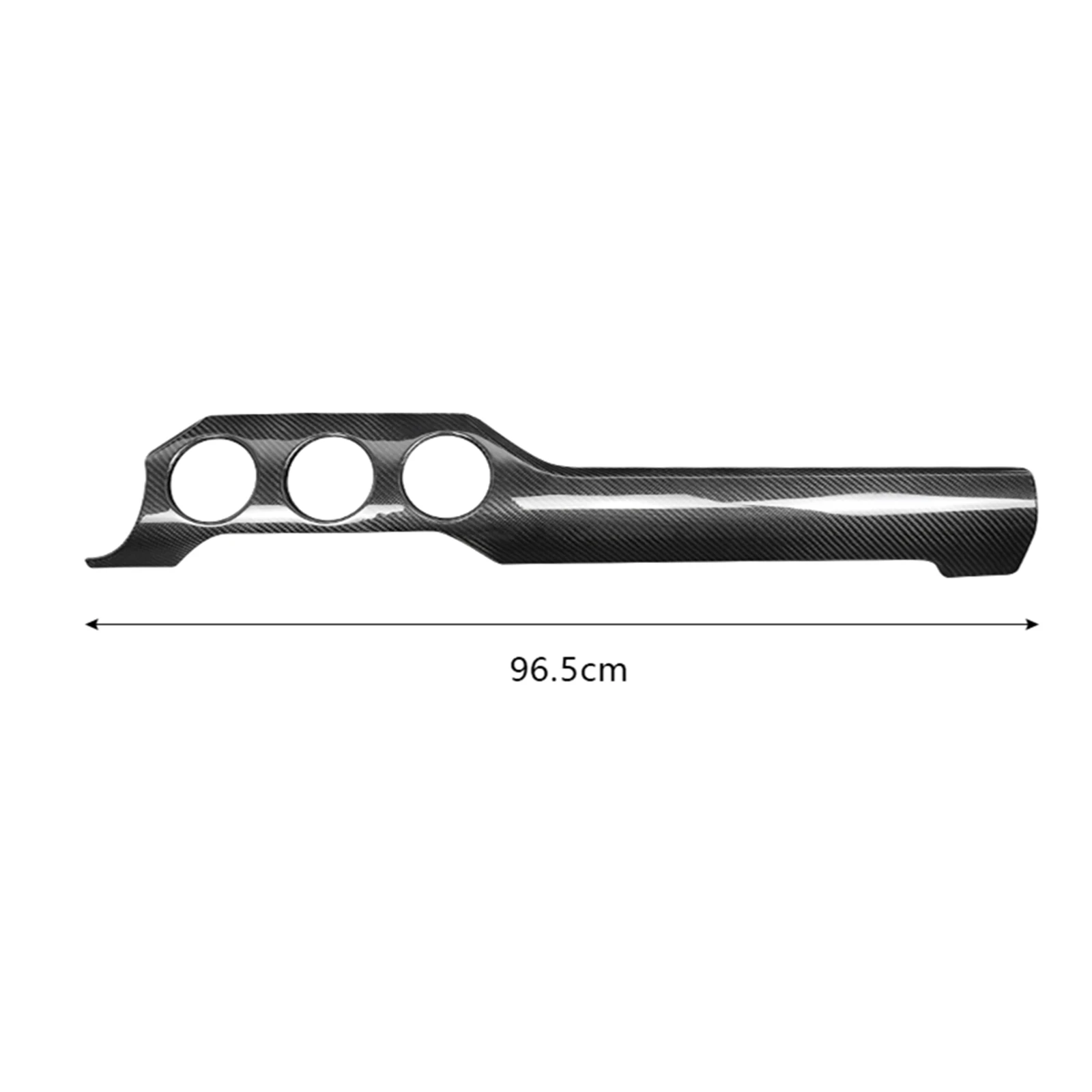 Picture 5: Center Console Decorative For Ford Mustang 2015-2023 Real Dry Carbon Fiber Interior Dashboard Air Vent Outlet Panel Cover Trim