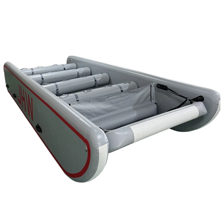 JHW 6-meter Portable Large Inflatable Rescue Transport Boat Suitable for River Transportation and Flood Prevention