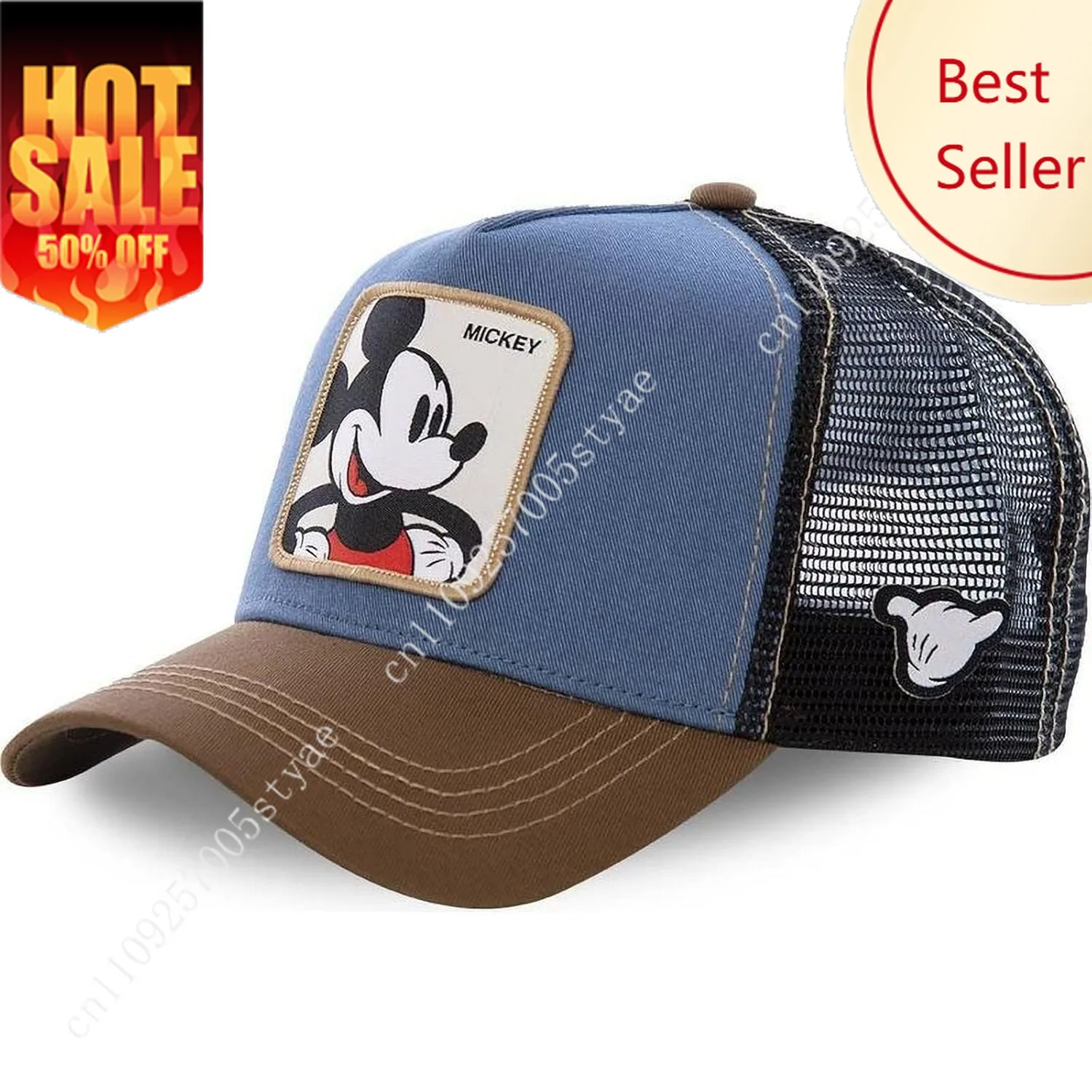 

Anime Men's and Women's Baseball Caps Breathable Mesh Adjustable Trucker Cap Sports Casual