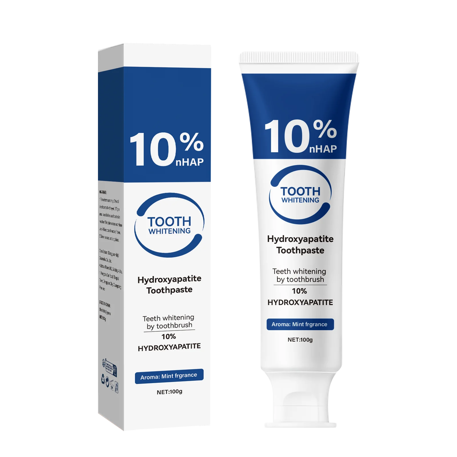 120g Nano Hydroxyapatite Tandpasta Remover Koffie/Thee Vlek Verbeteren Slechte Adem Voorkomen Cariës Frisse Adem Tanden Tandheelkundige zorg