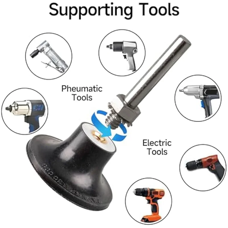 F-T 31 шт. 2-дюймовые быстросменные легко заменяемые диски для сверл, полосовой круг с шлифовальными дисками 1/4 дюйма, насадки для шлифовальной машины для кубиков
