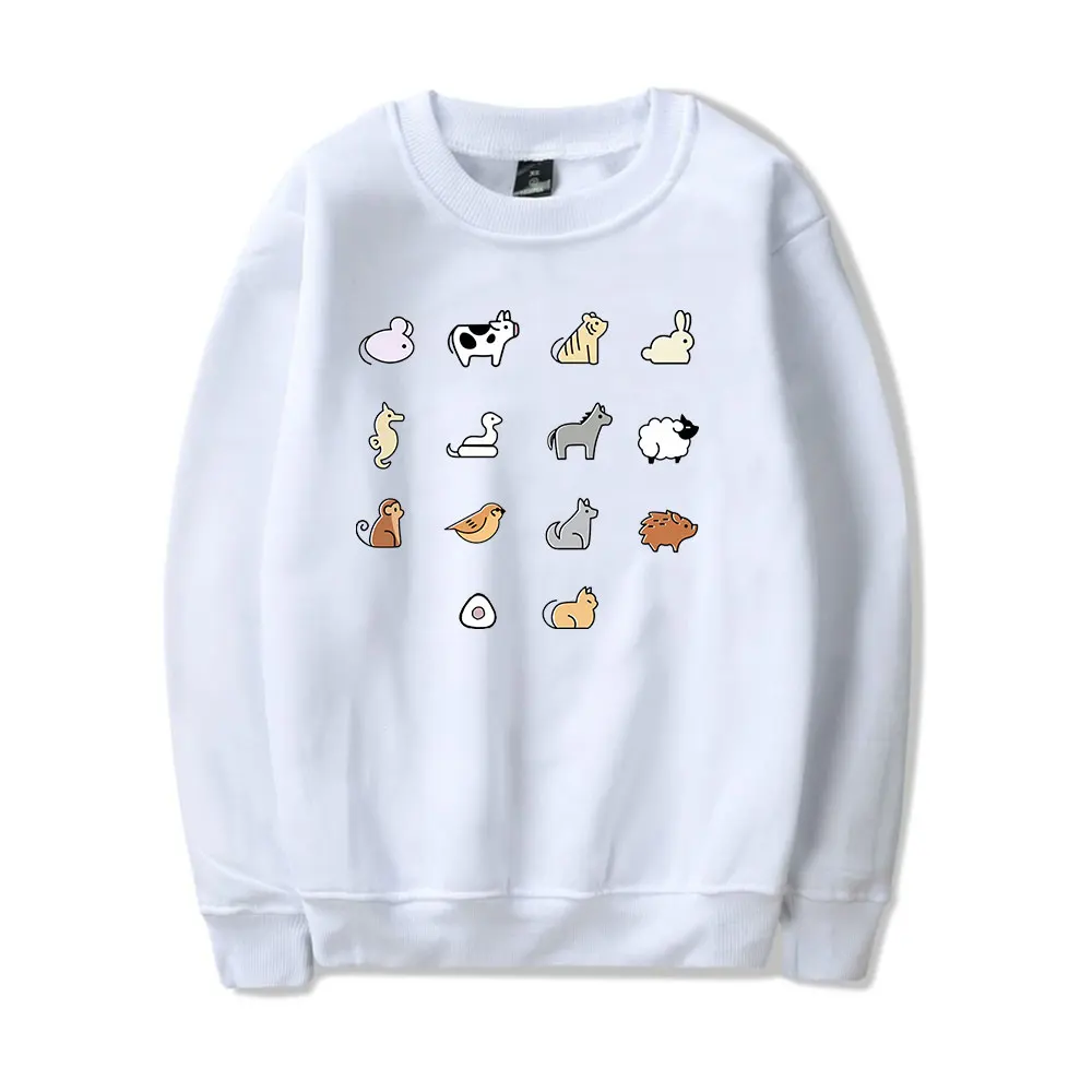 Fruit Basket Merch Zodiac Animals Vintage 90s Merch Sweatshirt Men Women Sports Pullover Harajuku Unisex Pullover Sweatshirt