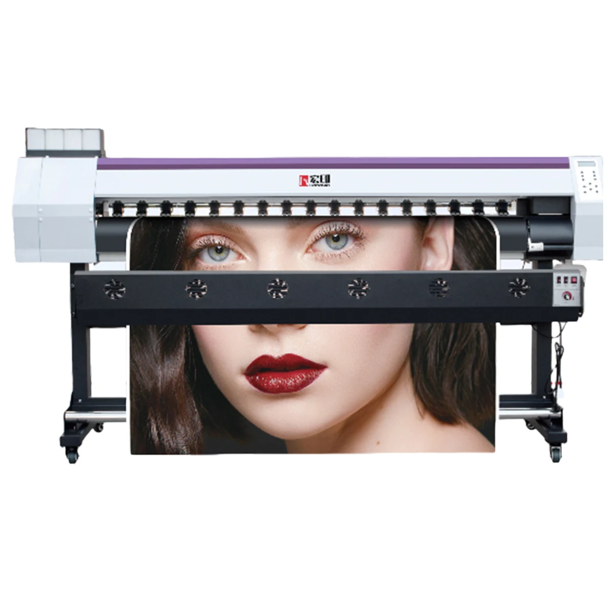 Wide and large format ecological solvent sublimation inkjet printer 8 feet 1.8 meters 2.2 meters 3.2 meters indoor