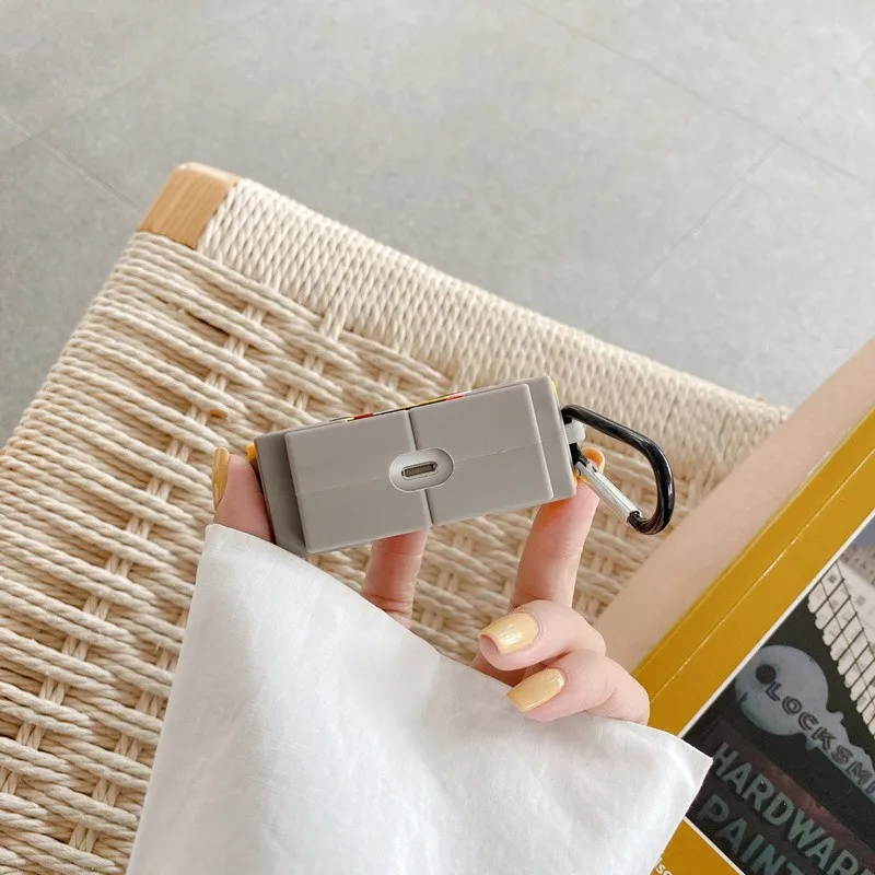 لطيف WALL.E روبوت حقيبة سماعة الاذن ل Airpods Pro 1 2 3 4 الكرتون سيليكون سماعة لاسلكية تعمل بالبلوتوث سماعات الأذن الغطاء الواقي الملحقات