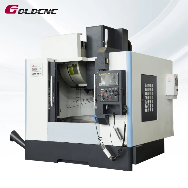 GOLDCNC-Centro Hine Vertical para Milg y Drilg, CNC de 5 ejes, VMC855