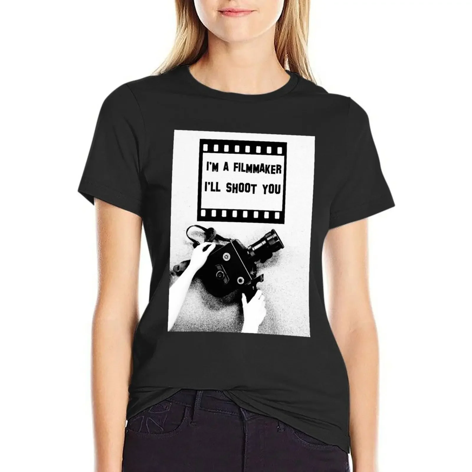 

I'M A FILMMAKER T-Shirt cute clothes plus sizes sports fans t-shirts for Women graphic tees funny