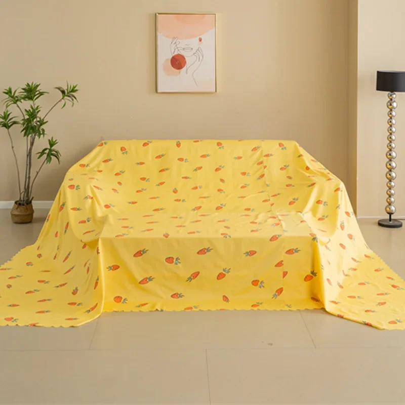 Anti Pollution Printing Furniture Dust Cloth Sofa Bed Home Anti Cat Hair Isolation Cover Covering Up Ugliness Decor Fabric 1pcs