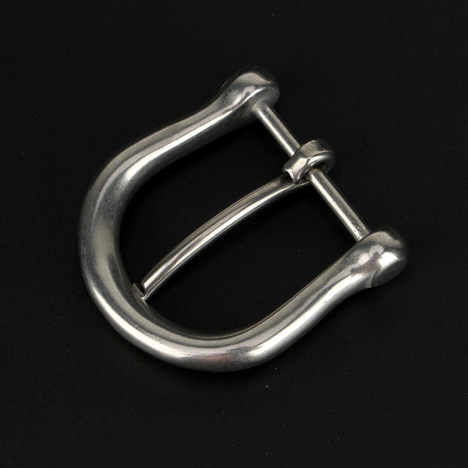 Heavy Duty 1.5"(39mm) Stainless Steel Belt Buckle Single Prong Horseshoe Shape Vintage Style DIY Craft Belt Parts Accessories