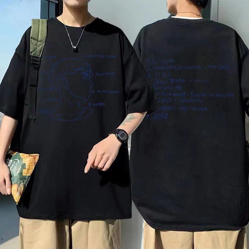 

Rapper Milo J T-shirt Album 111 Cover Graphic Short Sleeve Summer Men Women Hip Hop Oversized T Shirts Fashion Music Fans Gift