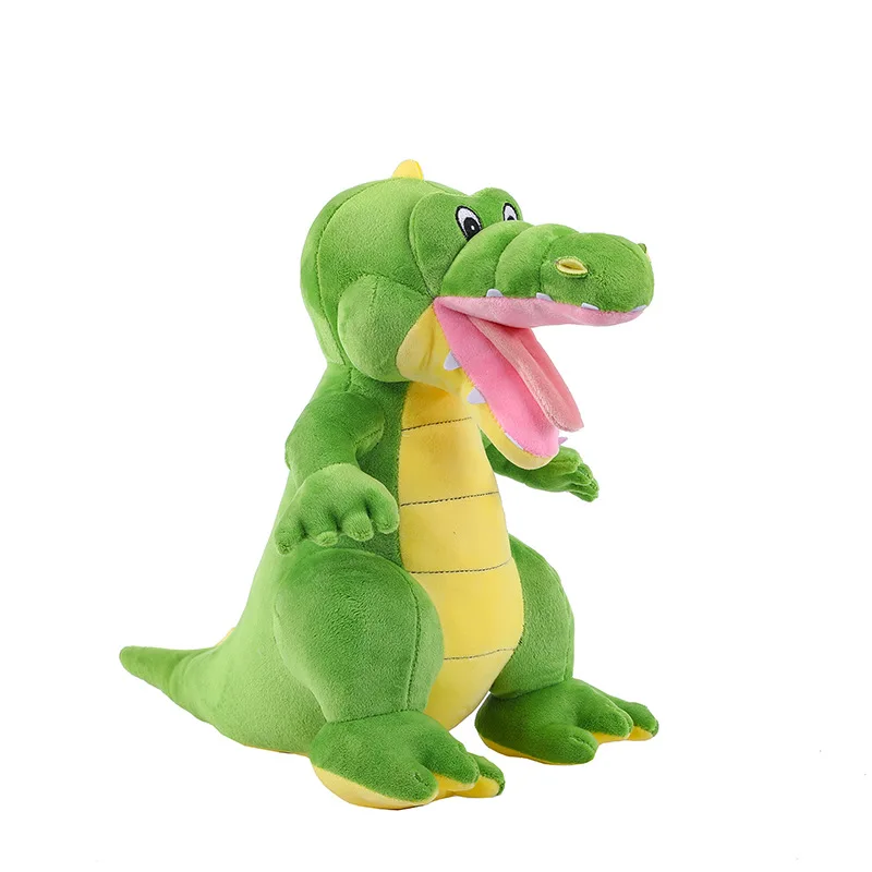 Muñeco de peluche Kawaii, dinosaurio de cocodrilo, juguete grande y suave para niños, regalo de cumpleaños y Navidad, almohada de peluche, amigo de tiempo de juego