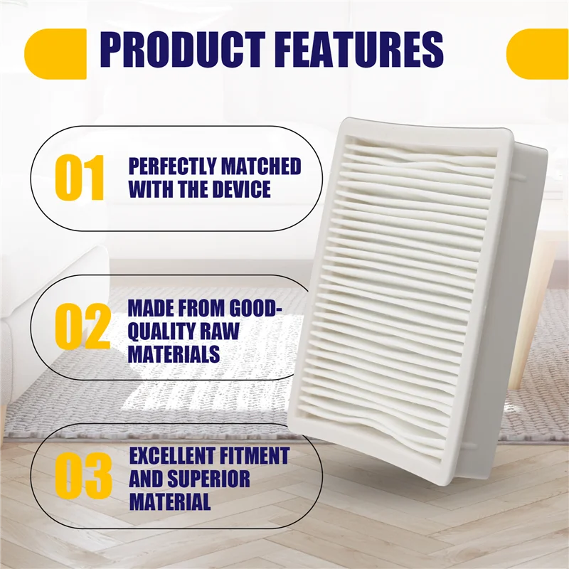 

B58B-2Pcs Vacuum Cleaner Dust Filter Hepa Filter For Sc4300 Sc4470 White Vc-B710W Cleaner Accessories Parts