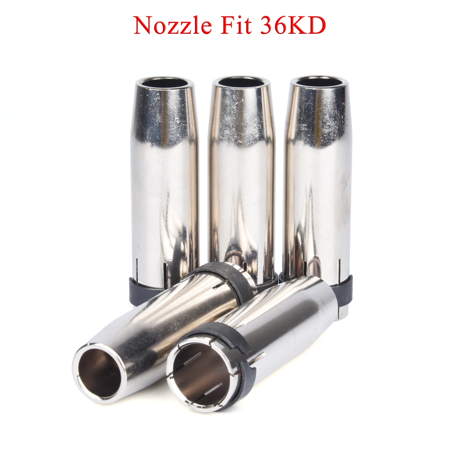 5/10Pcs 36KD Gas Nozzle Pure Copper Euro Conical Shield Cup Tips Nozzle Fit MB 36KD MIG/MAG Welding Torch 340A