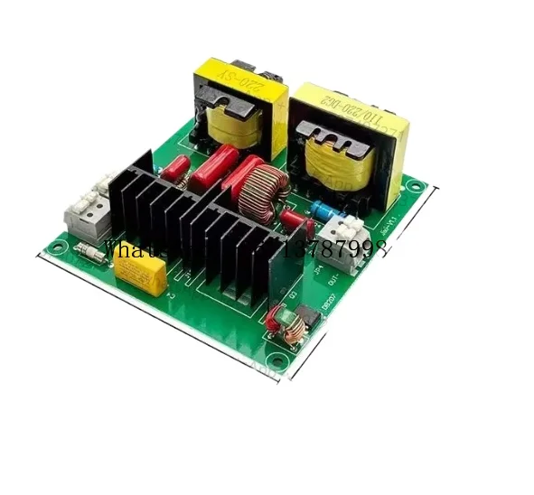 Ultrasonic Cleaner Accessories Main Board 40KHz 50-150W Driver Circuit Board Suitable for Car Wash Machines and Washing Machines