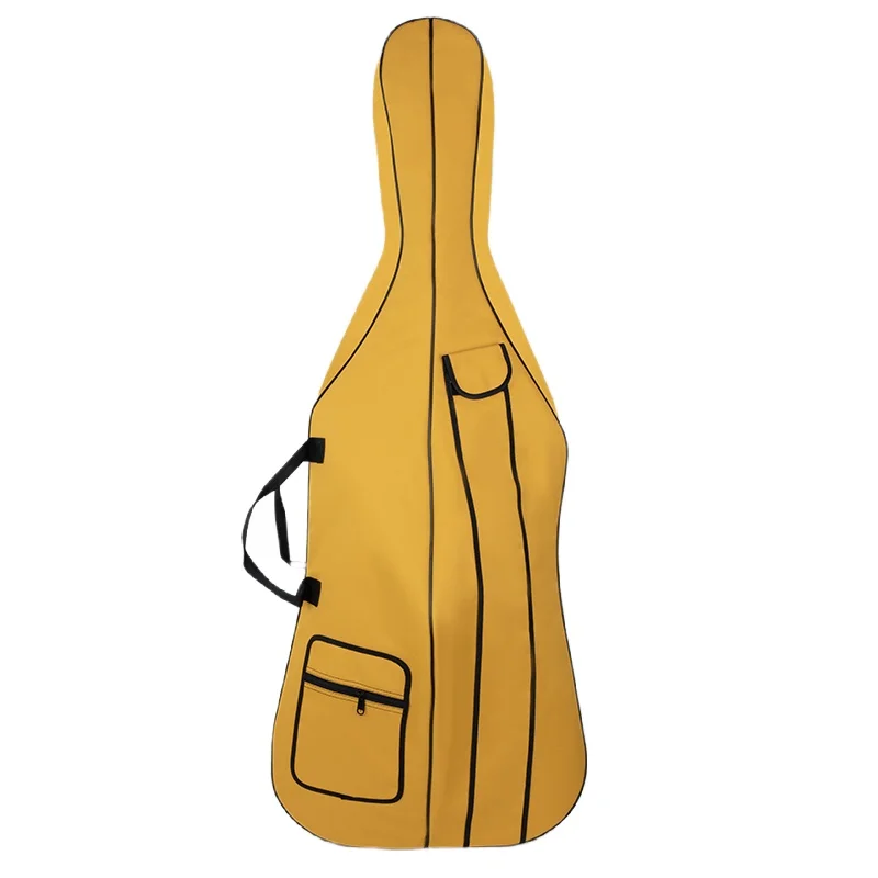 STJ Leichter Cello-Rucksack mit Doppelschultergurten, Cello-Tasche aus Oxford-Gewebe, wasserabweisende Musikinstrumententasche