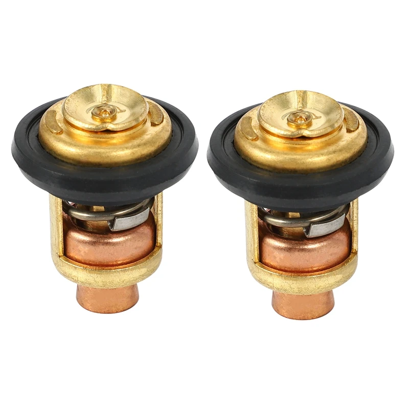 2Pc 66M-12411-00 Boat Engine Thermostat for YAMAHA Outboard Motor Engine Part