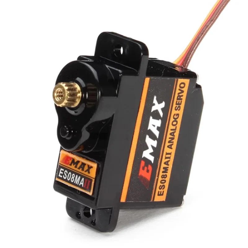 Servo Analógico Emax EMX-SV-0275 ES08MA II 12g con Engranajes Metálicos para Auto RC 1/24 Axial Scx24 90081 Axi00006 Axi00002 Gladiator Parts