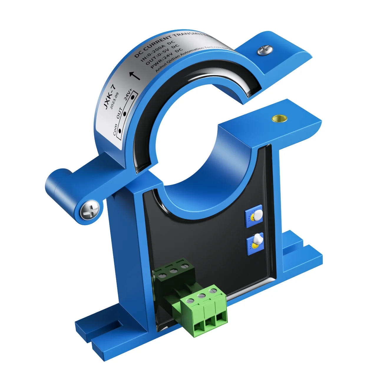 AC 0-1500A Hall Effect Split Core Current Transducer 4-20mA Current Transmitter 0-10V RS485 Hall Ampere Sensor