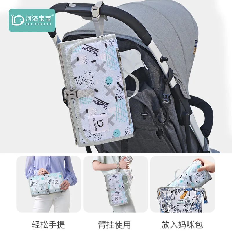 Diaper Pad Portable Baby Diaper Changing Bag Multifunctional Foldable Mother Baby and Mother Bag