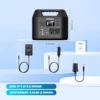 휴대용 발전소 300W/150W 태양열 발전기 보조베터리 캠핑 CPAP RV용 110V/230V AC/DC/USB/USB C LiFePO4 배터리 팩 5