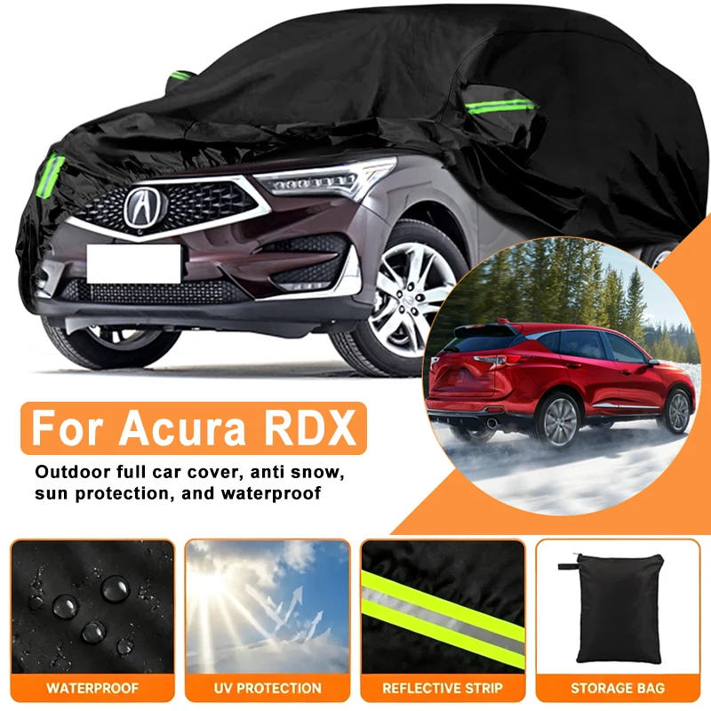 Waterproof Car Cover For Acura RDX TB1 TB2 TC1 TC2 Outdoor Full Car Cover Wind Sun UV Dust Rain Snow All Weather Protection