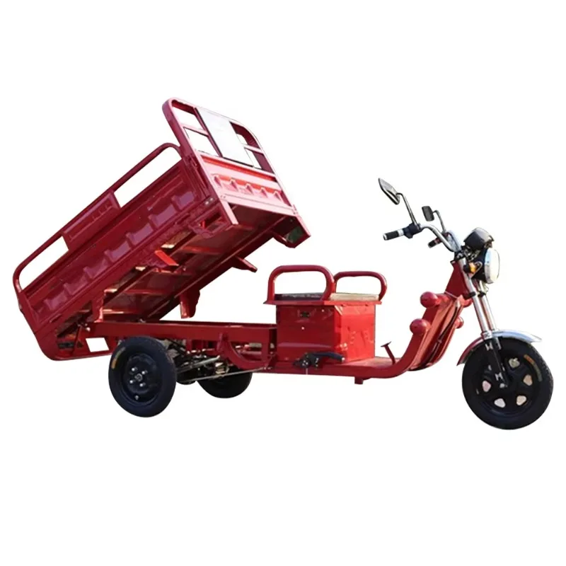 

1200W Electric Farm Motorcycle Three Wheels Cargo For Delivery