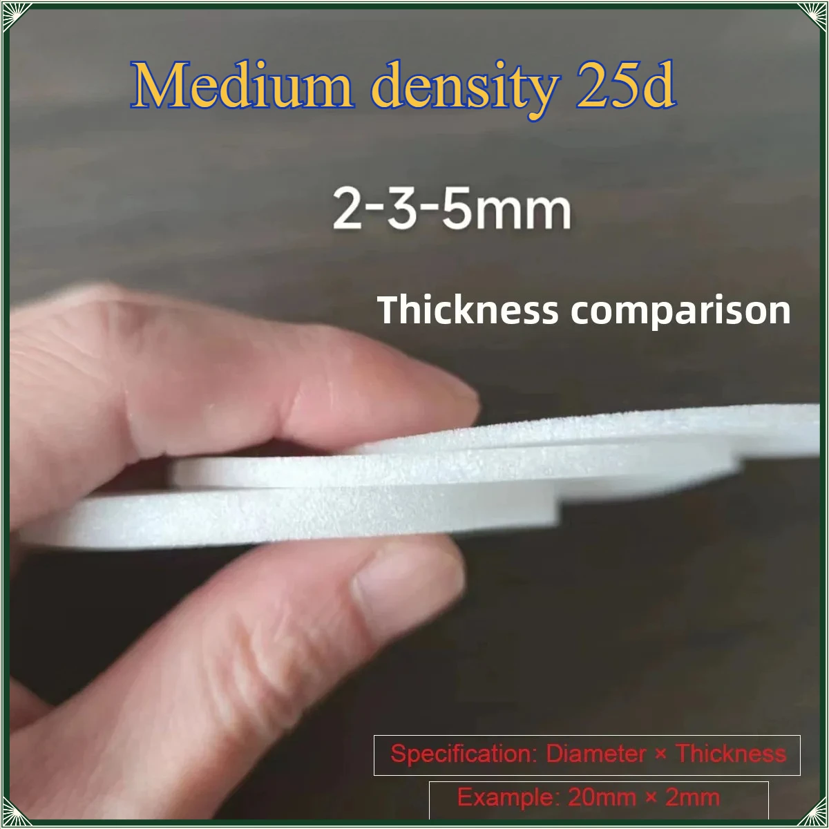 White Thin Polyurethane Foam Sheet 2/3/5mm Industrial Filter Sponge Pad Shock Absorbing Water Absorbent Packaging Cushion