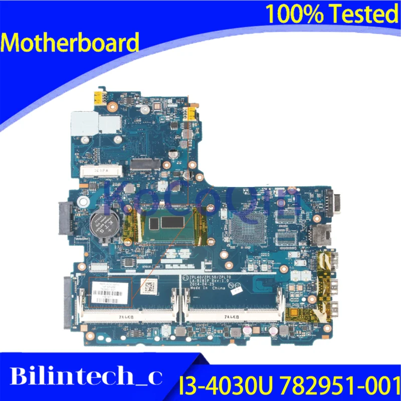 FOR HP Probook 440 G2 450 G2 Motherboard Supports I3-4030U LA-B181P 782951-001