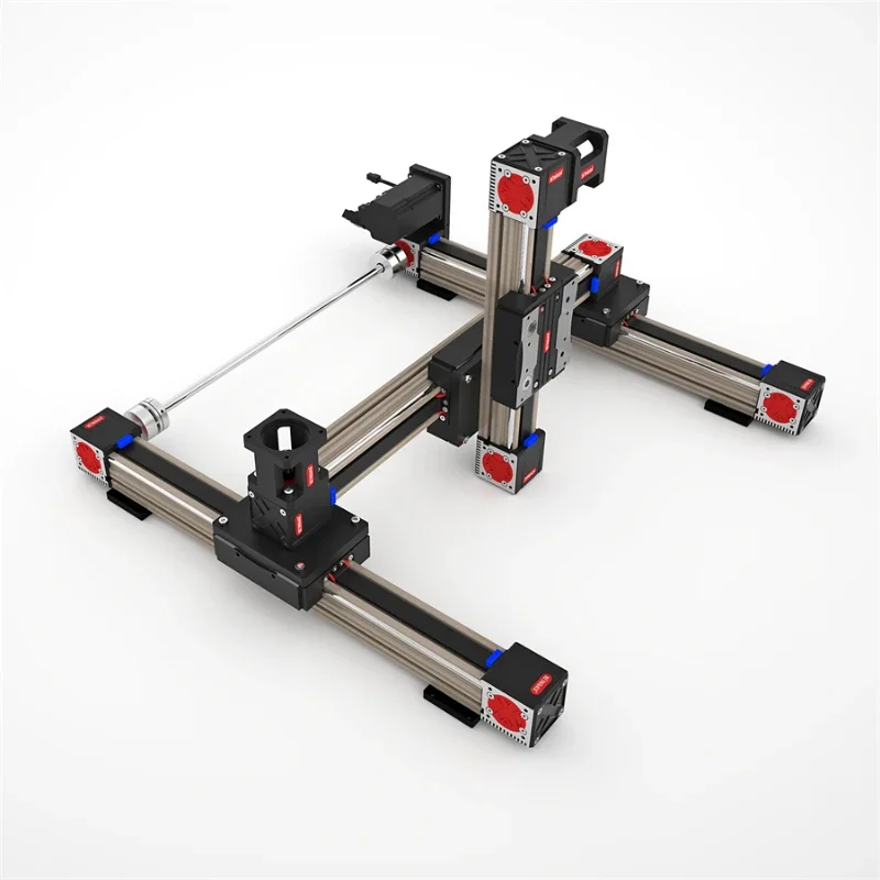 industrial linear slider 20kg payload belt driven linear track with stepper motor