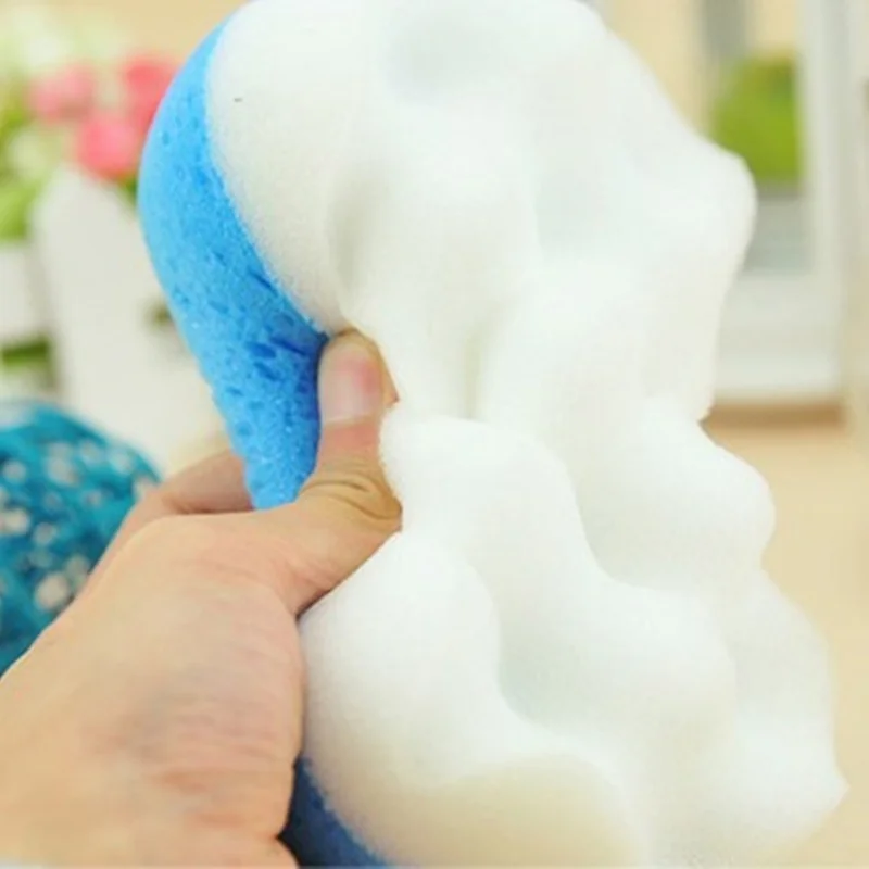 Soft Bath Sponge Body Scrub Bast Wisp Massage Brush Body Washcloth Skin Scrubber Relax Exfoliating Skincare Shower Accessories