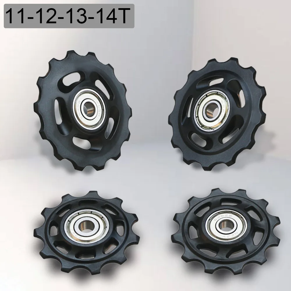 11T 12T 13T 14T Bearing MTB Bicycle Rear Guide Wheel Road Bike Jockey Rear Derailleur Pulley Roller for Shimano Sram Repair Kit